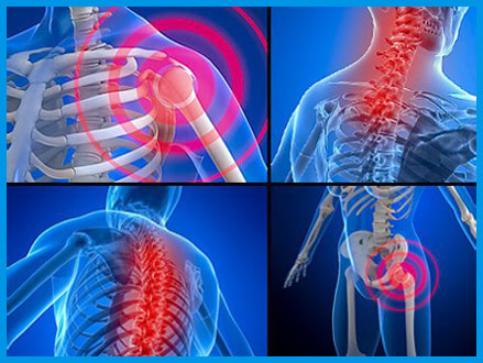 inflammation in many body parts, chronic pain